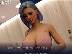Neocenzurovaný pohled z první osoby: Zralá nevlastní teta si užívá 3D porno hry