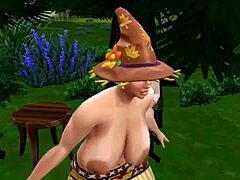 Διασκέδαση τριών ατόμων με την έκδοση κινουμένων σχεδίων Sims 4s μιας πρότασης