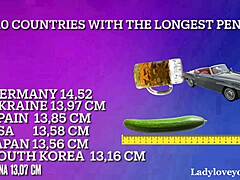 Nogi, dupy i szczupłe ciała w Top 10 najdłuższych krajach z kutasami