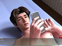 एनिमेटेड 3D पीसी गेम में बड़े स्तन वाली MILF को कमशॉट मिलता है।