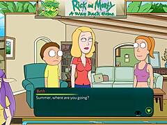 Rick e Morty voltam para casa na 4a temporada, episódio 7, com foco em peitos grandes