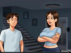 Steamy encounter between college girl and boyfriend in dorm room