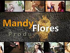 MILF Mandy Flores får sine fødder tilbedt før analsex i HD