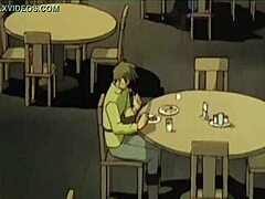 Escena intensa de sexo anime con personajes maduros y juego anal