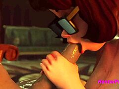 Zrela zapeljivka Velma se prepusti divji 3D seji oralnega seksa - neocenzurirani hentai
