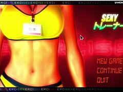 Mujer succubus Shoko Sugimotos con grandes tetas y un culo apretado en 3D