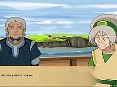 4 तत्वों के साथ समुद्र तट पर कार्टून मज़ा ट्रेनर बुक 5 सदस्य द्वीप